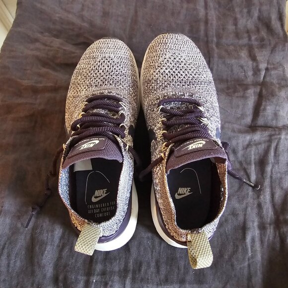 NIKE Air Max Thea Ultra Fly Knit Purple Embroidered Nike on back Size 7 - Picture 8 of 10